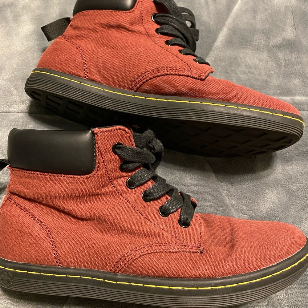 Dr Marten maelly boots, burgundy size 39/8